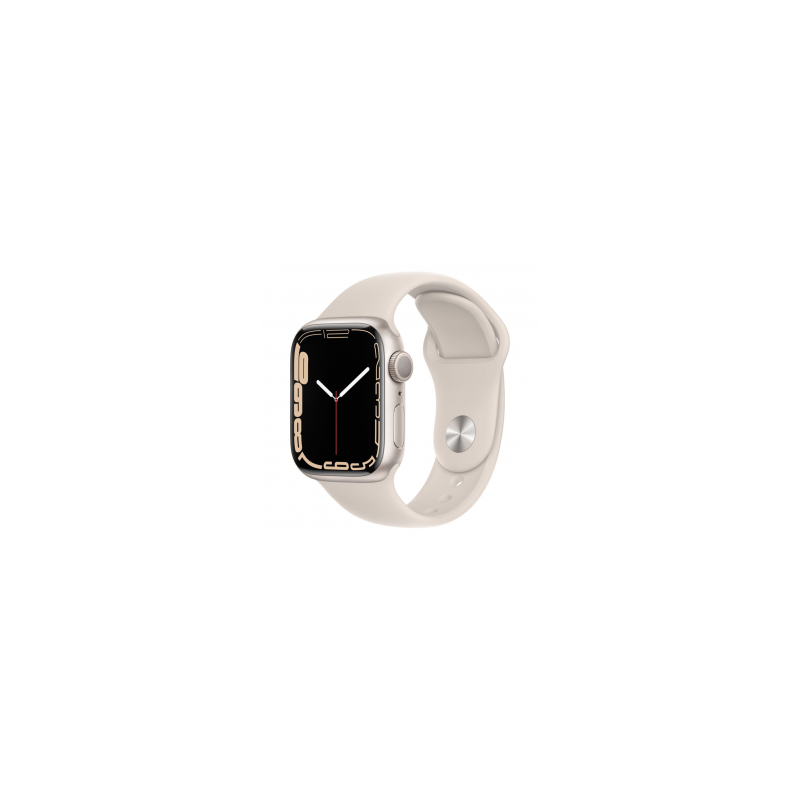 Montre Connectée Apple Watch Series 7 Cellulaire 45mm Aluminium Lumière Stellair… — Reconditionné Garanti 12 mois · Smarty Paris